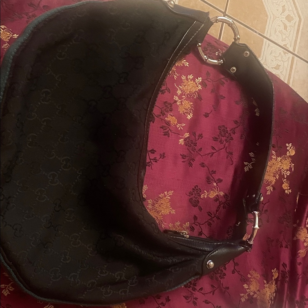 Elegant Black Designer Hobo Bag